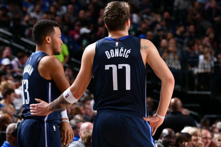 Jalen Brunson in Luka Dončić | Foto: Getty Images
