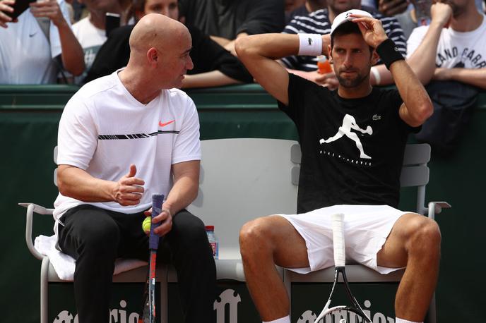 Novak Đoković in Andre Agassi | Foto Guliver/Getty Images