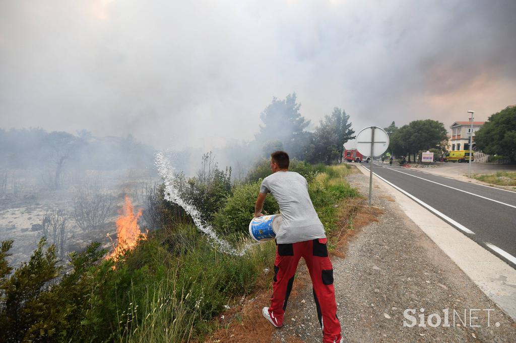 Posledice požara v Dalmaciji