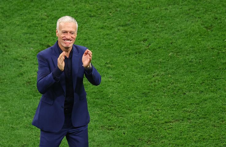 "Do zdaj sem zares užival in moji nogometaši so bili nagrajeni za svoje trdo delo," je dejal Deschamps. | Foto: Reuters
