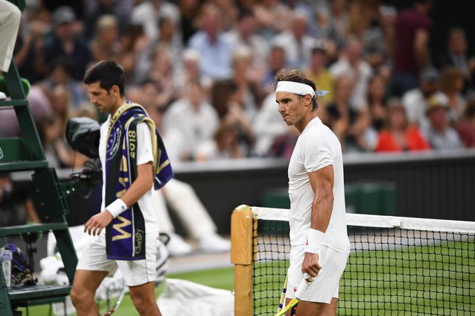 Novak Đoković Rafael Nadal | Rafael Nadal in Novak Đoković sta odigrala 59 dvobojev. Izid v zmagah pa je 30:29 za Đokovića. | Foto Twitter