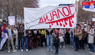 Študenti se pripravljajo na velik protestni shod od Beograda do Novega Sada #foto