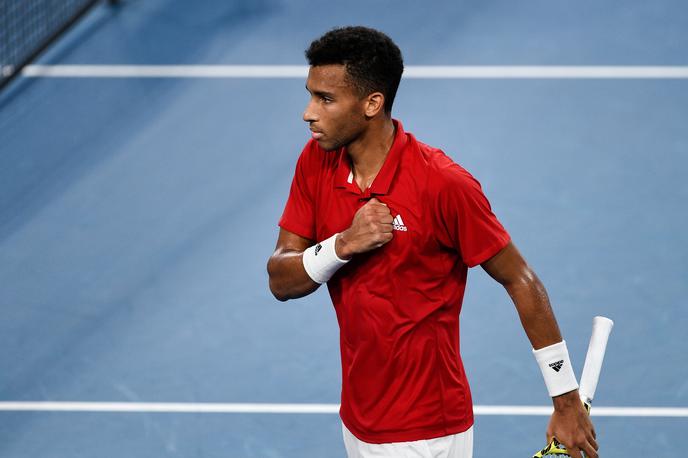 Félix Auger-Aliassime |  Félix Auger-Aliassime je točko priboril z zmago nad Robertom Bautisto Agutom. | Foto Guliverimage