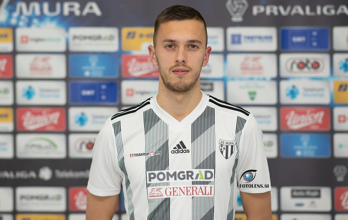 Andrija Filipović | Andrija Filipović, ki je v prejšnji sezoni igral za Gorico, je najnovejša okrepitev Mure. | Foto NK Mura