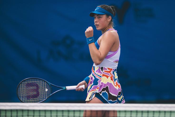 Ela Nala Milić se je poslovila v drugem krogu. | Foto: Grega Valančič/Sportida