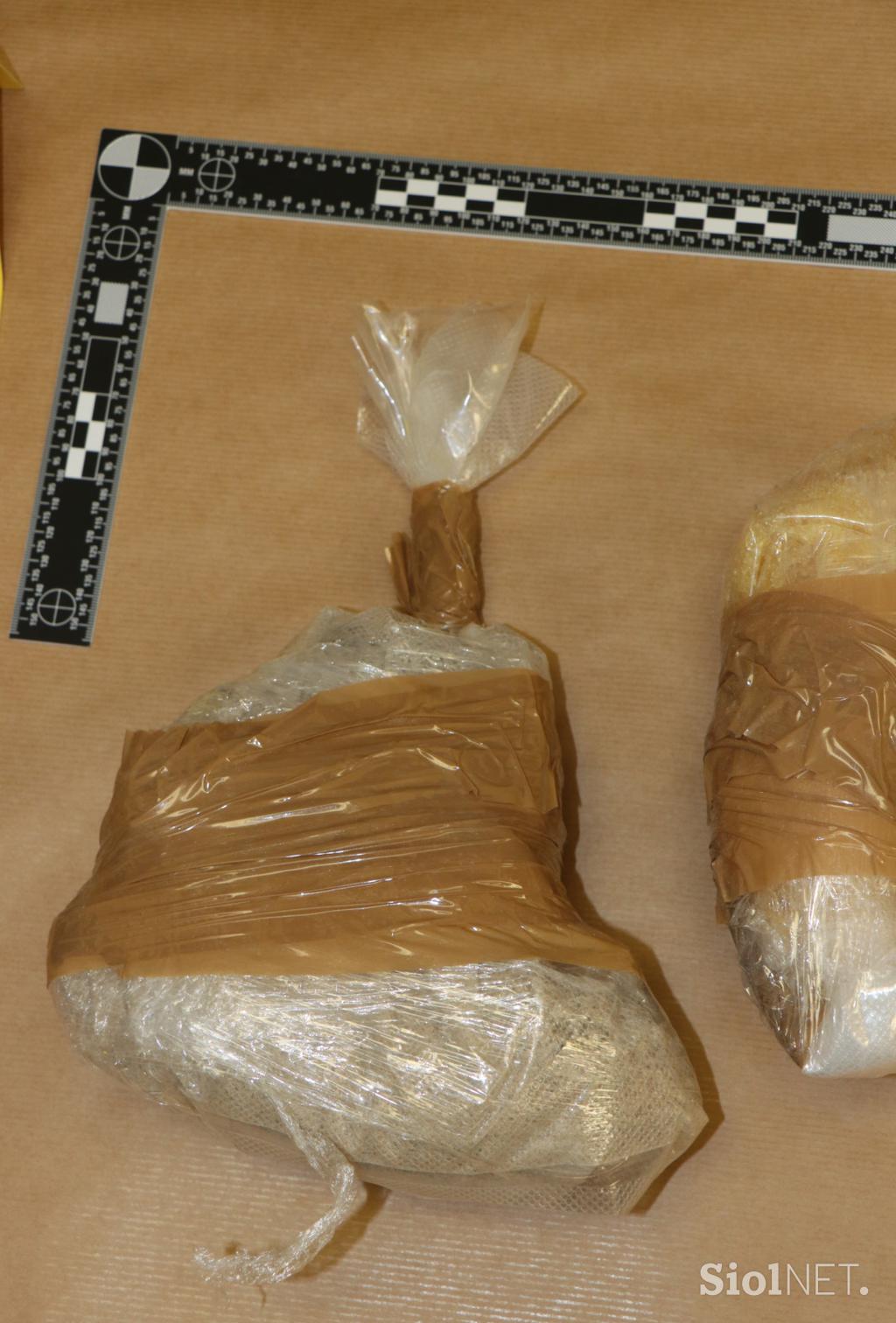 Kriminalistična preiskava na Primorskem, prepovedane droge