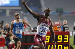 V Nigeriji rojeni katarski atlet zrušil azijski rekord na 100 metrov