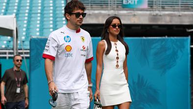 Dirkač Charles Leclerc se je zaročil s svojo partnerko