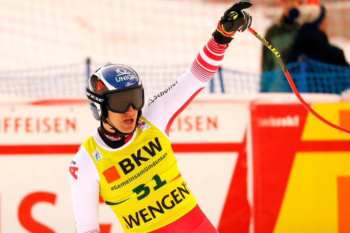 Matthias Mayer | Avstrijec Matthias Mayer je izkoristil novo pravilo, ko si je zaradi najhitrejšega smuka zagotovil prvo štartno mesto v slalomu. | Foto Reuters