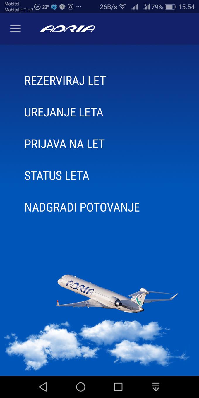 Aplikacija Adria App ponuja več vrst potovalnih storitev. | Foto: Srdjan Cvjetović
