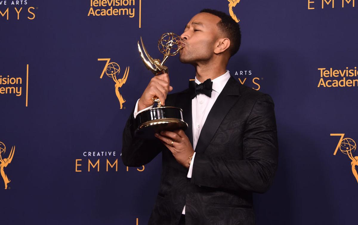 John Legend | Sinoči je osvojil še zadnjo nagrado, ki mu je manjkala: emmyja. | Foto Getty Images