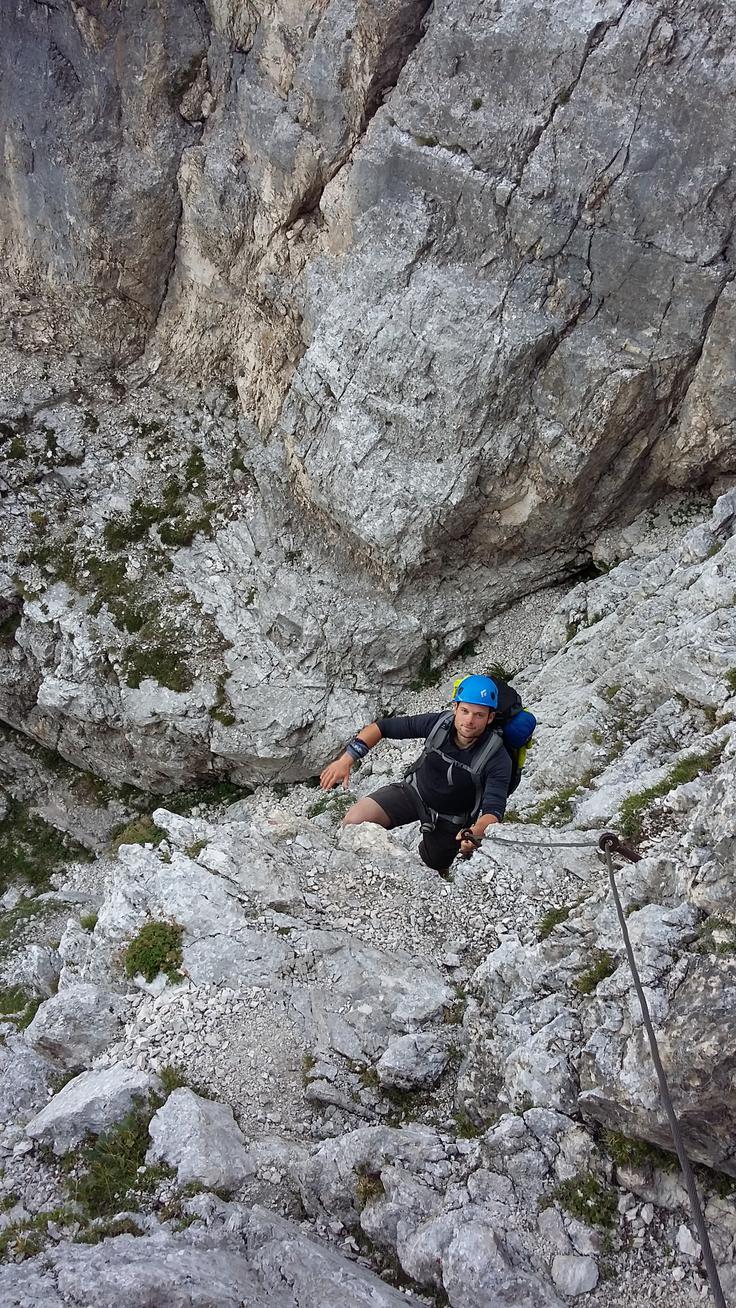 Tominškova pot na Triglav. (18. 8. 2017) | Foto: Arhiv Gašperja Tomšiča
