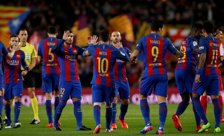 Barcelona se je v sredo znesla nad Sportingom. | Foto: Reuters