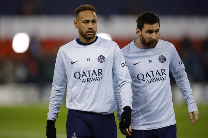 PSG Neymar Messi | Neymar mora na operacijo. A PSG ima še dva stroja za gole: Messija in Mbappeja. | Foto Reuters