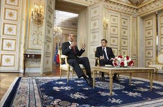 Obama in Sarkozy enotna glede Irana in Bližnjega vzhoda
