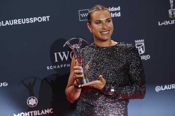 Laureus 2026, Arina Sabalenka | Arina Sabalenka je prejemnica laureusa 2026. | Foto Reuters