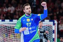 slovenska rokometna reprezentanca Slovenija : Danska Nejc Cehte