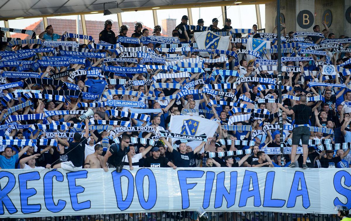 Maribor Željezničar | Navijači Željezničarja, ki so se izkazali na prvi tekmi v Sarajevu, prihajajo v Koper v velikem številu. | Foto Aleš Fevžer