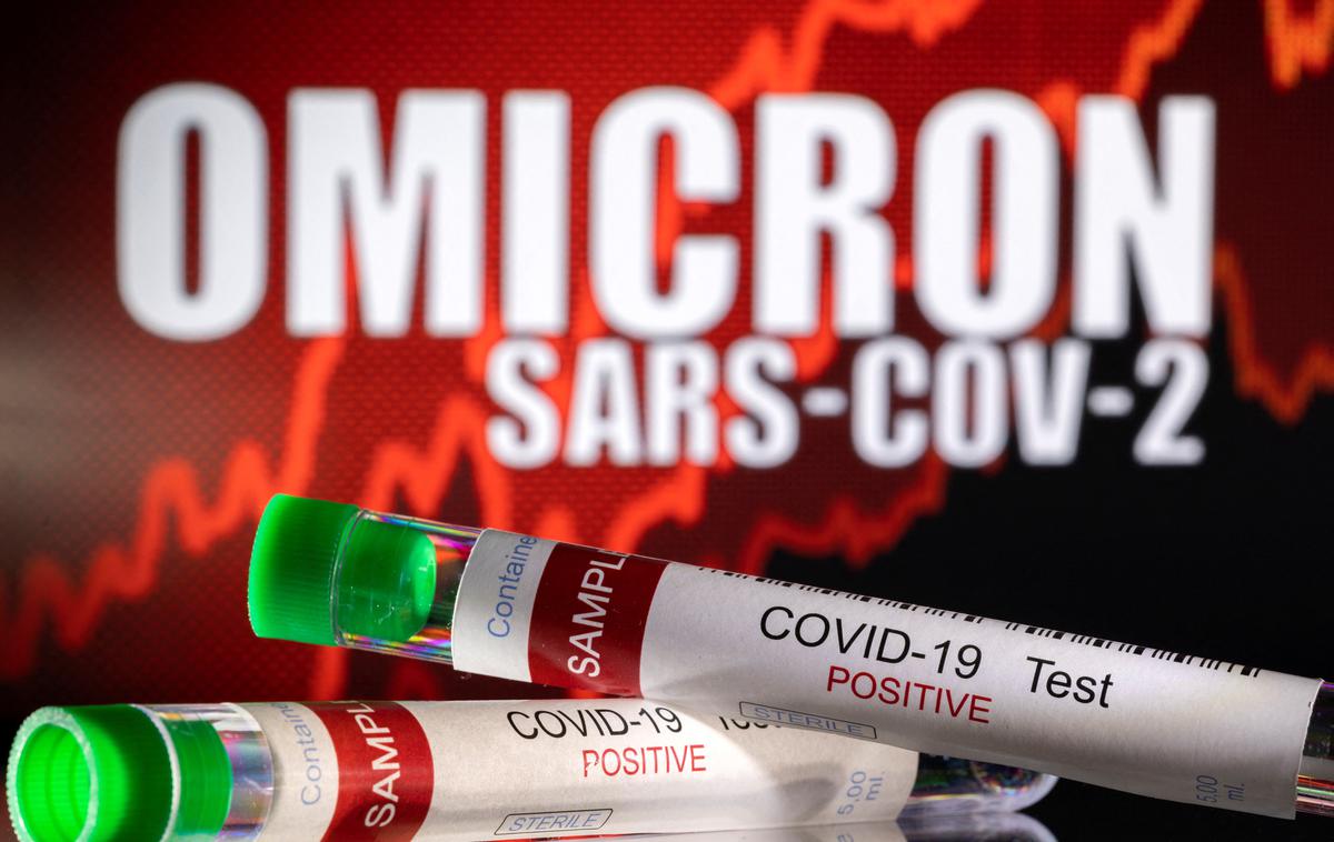 omikron | Omikron v Angliji predstavlja kar 60 odstotkov vseh primerov okužbe z novim koronavirusom. | Foto Reuters