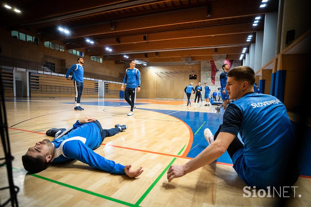 slovenska rokometna reprezentanca trening