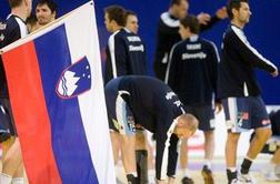 Slovenski rokometaši s Španci