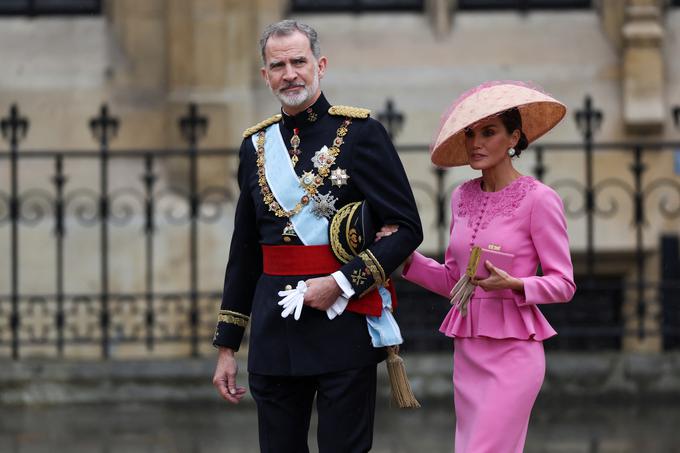 Španski kralj Felipe s kraljico Letizio | Foto: Reuters