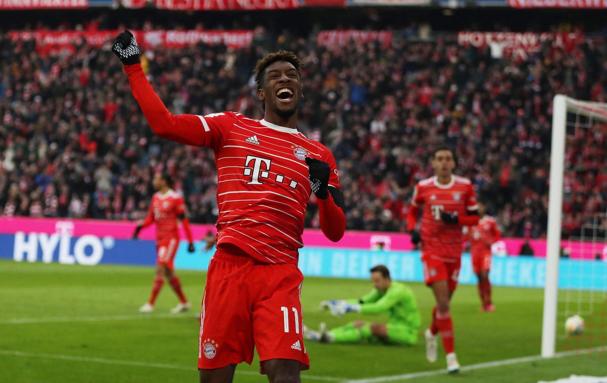 Kingsley Coman | Kingsley Coman je dosegel drugi zadetek za Bayern na tekmi proti Bochumu. | Foto Reuters