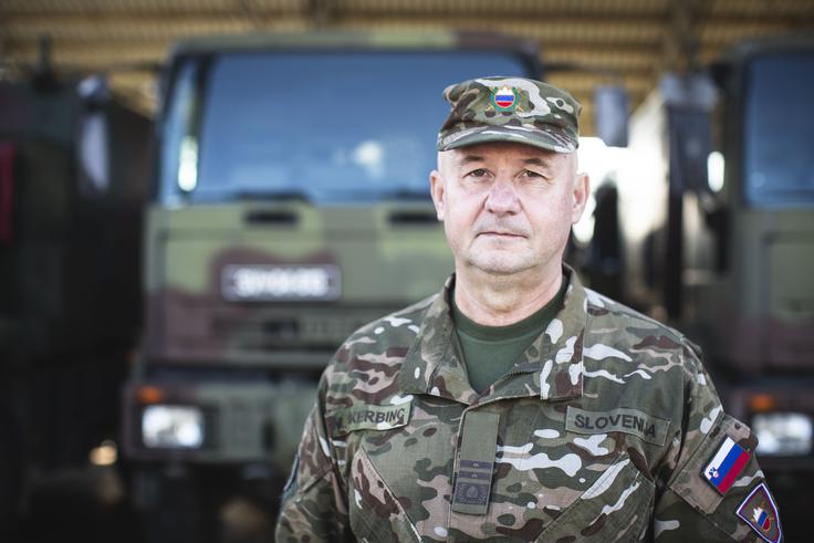 Generalmajor Miha Škerbinc, Slovenska vojska. Generalmajor Miha Škerbinc, Slovenska vojska. | Foto: Bojan Puhek