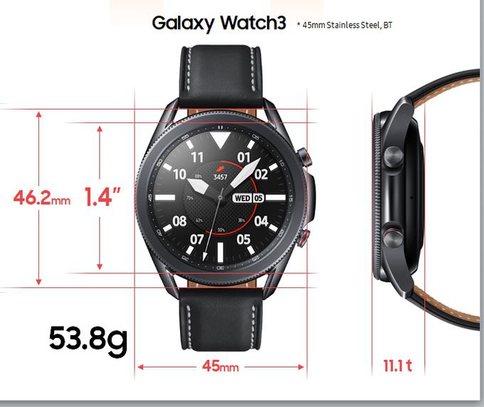 Ena od izvedb nove Samsungove pametne ure Galaxy Watch3 | Foto: Samsung