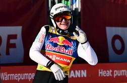 Domen Prevc z najdaljšim poletom tekme do nove zmage