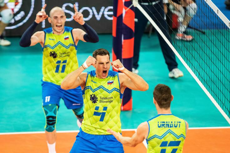 Slovencev poraz v tretjem nizu ni zmedel. | Foto: Grega Valančič/Sportida