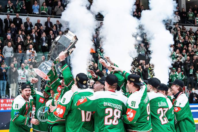 Rögle, prvaki (hokejska liga prvakov) | Švedska hokejska ekipa Rögle je letošnja zmagovalka evropske lige prvakov. | Foto Guliverimage