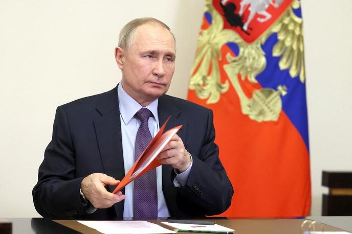 Vladimir Putin | Putinova decembrska konferenca je bila glavni politični dogodek v državi. Na maratonski konferenci je odgovarjal na vprašanja novinarjev in javnosti.  | Foto Reuters