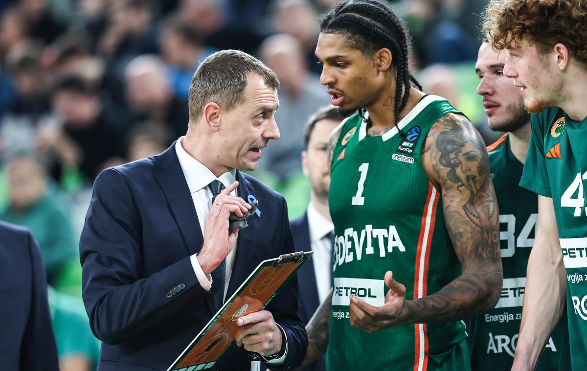 Cedevita Olimpija - Bourg | Cedevita Olimpija bo danes gostovala pri Valencii. | Foto Aleš Fevžer