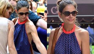 Katie Holmes zaradi ločitve kot okostnjak