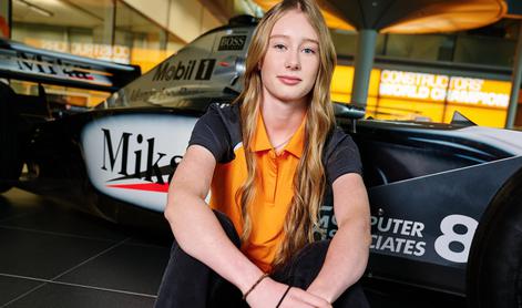 14-letna hči svetovnega prvaka podpisala za McLaren