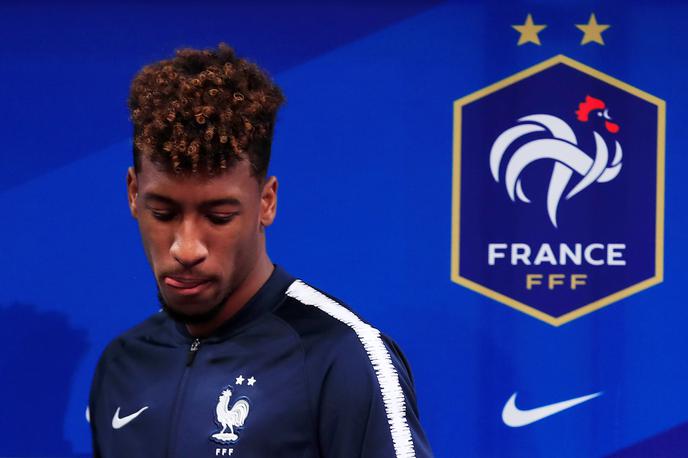 Kingsley Coman | Kingsley Coman bo izpustil ponedeljkovo tekmo kvalifikacij. | Foto Reuters