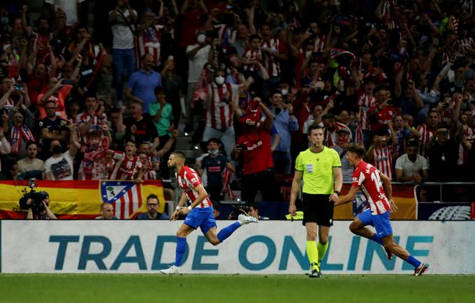 Atleticu je zagotovil tri točke Yannick Carrasco. | Foto: Reuters