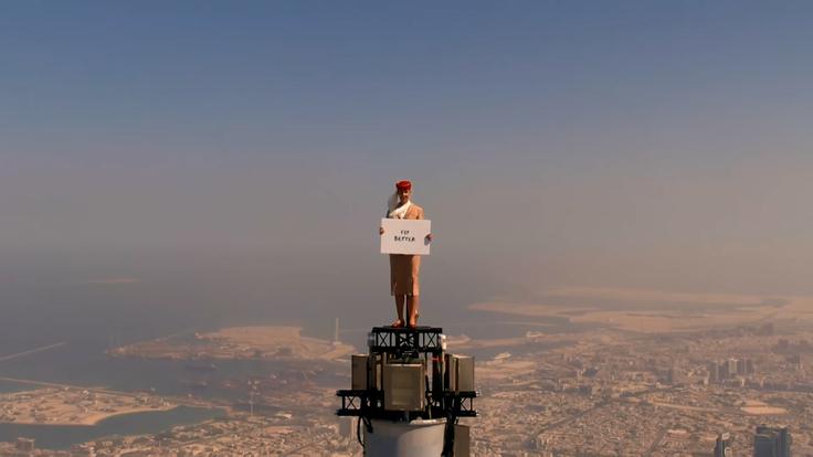 Burj Khalifa, oglas | Foto: Cover Images