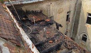 Požar v gradu Slivnica je bil podtaknjen (FOTO)
