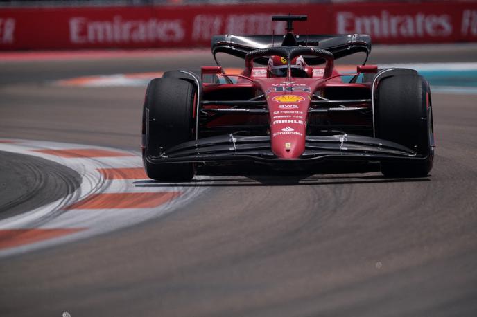 Miami Ferrari Leclerc | Charles Leclerc je bil najhitrejši v vseh treh delih kvalifikacij. | Foto Reuters