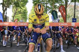 Britanec premagal sprinterske ase, Evenepoel tik pred ciljem na tleh