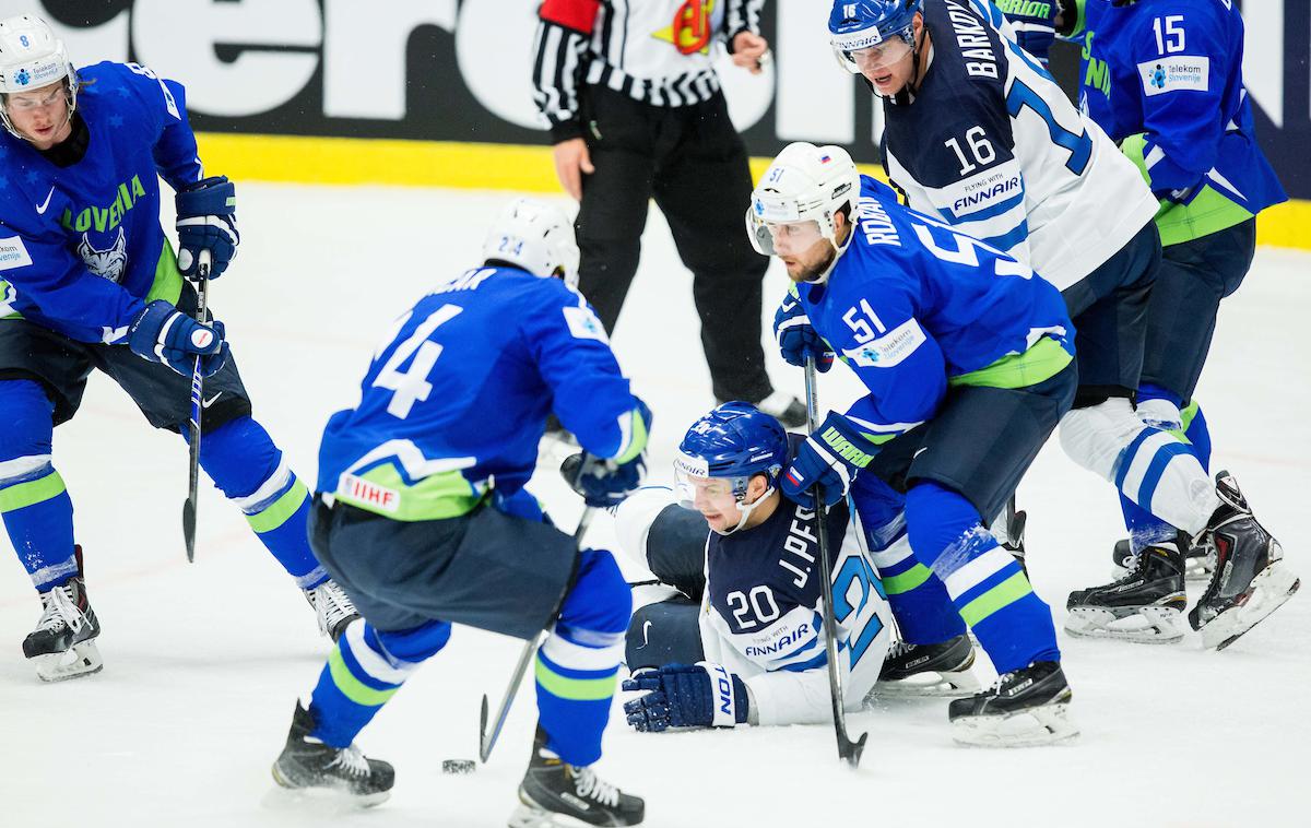 Slovenska hokejska reprezentanca Finska | Foto Vid Ponikvar