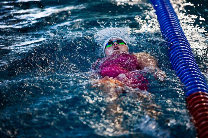 Katja Fain | Katja Fain je zmagala na 50 m hrbtno in 100 m prosto. | Foto Peter Podobnik/Sportida