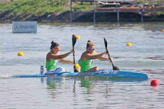 kajak kanu Ponomarenko Janić Osterman | Špela Ponomarenko Janić in Anja Osterman  sta se z drugim časom uvrstili v finale na 200 metrov. | Foto Nina Jelenc