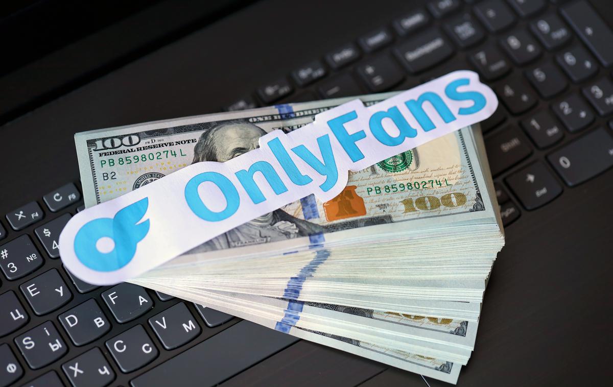 OnlyFans | Družba, ki ima sedež v Londonu, večino prihodkov pa ustvari v ZDA, je zabeležila 683,6 milijona dolarjev dobička pred davki, štiri odstotke več kot leto prej. | Foto Shutterstock