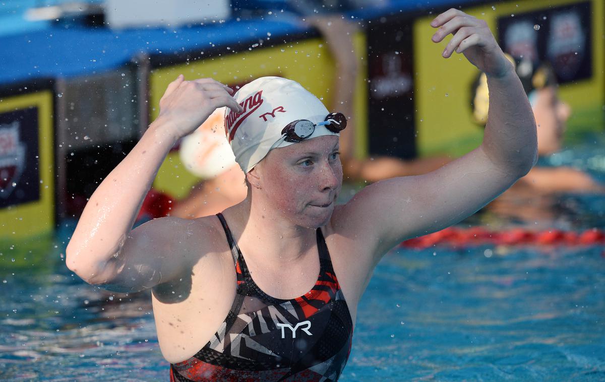 Lilly King | Lilly King se z rusko tekmico Julijo Jefimovo, ki je pred tem prestala 16-mesečno kaze zaradi jemanja steroidov, po končanem finalu na OI v Riu 2016 ni želela rokovati. | Foto Reuters