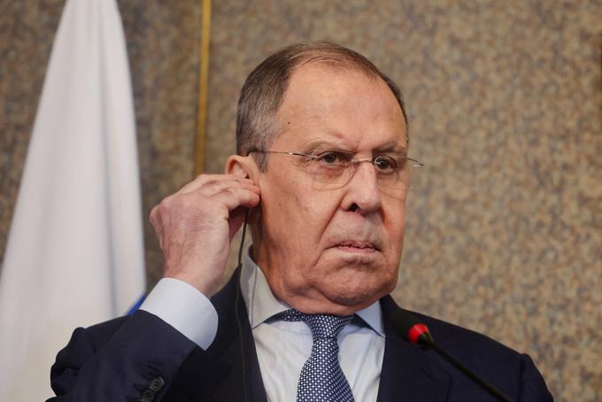 "Uradna rusofobija na Zahodu je brez primere. Razsežnosti so groteskne," je dejal Lavrov v govoru na Generalni skupščini ZN. | Foto: Reuters
