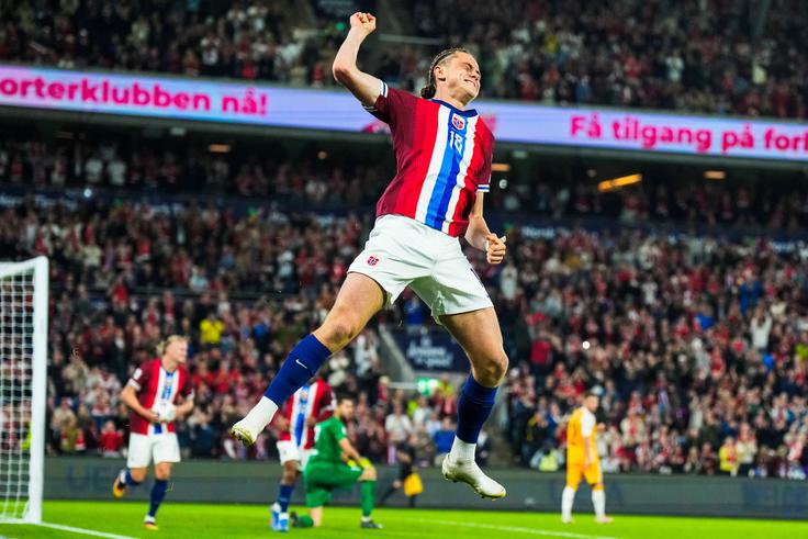 V torek je izstopal tudi učinek Thela Aasgaarda. Zvezni igralec škotskega velikana Glasgow Rangers je vstopil v igro v 64. minuti, nato pa do konca srečanja dosegel kar štiri zadetke. | Foto: Reuters