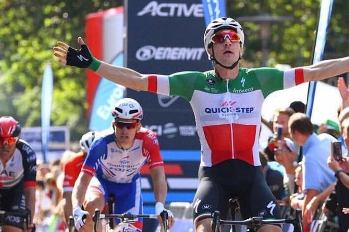 Elia Viviani Vuelta | Foto zajem zaslona